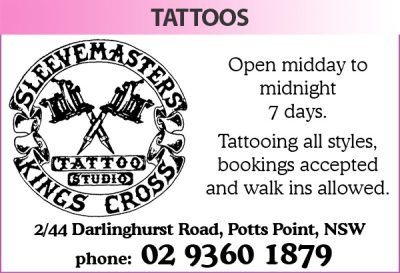 Sleevemasters Tattoo Kings Cross