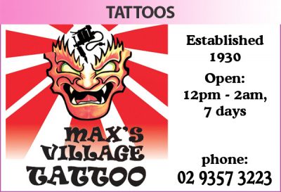 Max&#8217;s Village Tattoo Studio