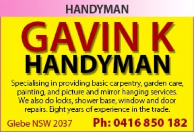 Gavin K &#8211; Handyman