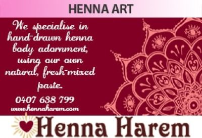 Henna Harem &#8211; Body Art &#038; Kits Byron Bay