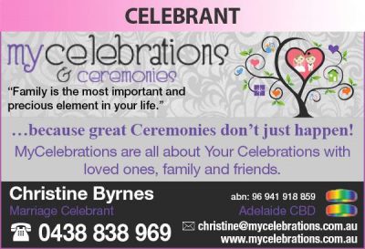 Christine Byrnes My Celebrations &#038; Ceremonies